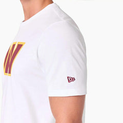 Washington Commanders Team Logo New Era NFL T-Shirt White Lifestyle