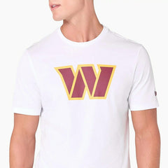 Washington Commanders Team Logo New Era NFL T-Shirt White Lifestyle