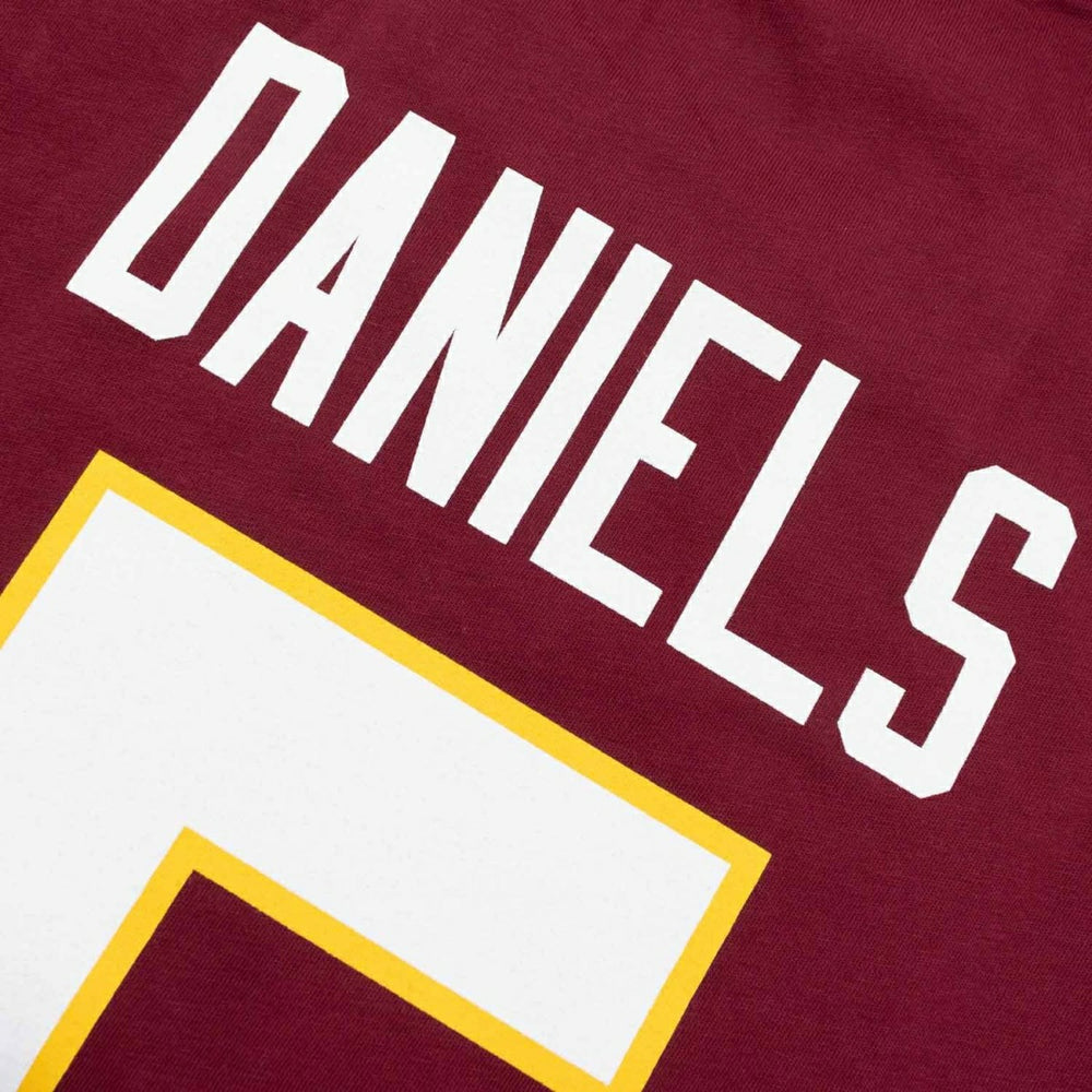 Jayden Daniels #5 Washington Commanders Player NFL T-Shirt Red Taass for sale