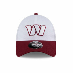 Washington Commanders 2024 NFL Training Camp New Era Stretch-Snap 9FORTY Cap White Taass for sale