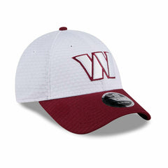 Washington Commanders 2024 NFL Training Camp New Era Stretch-Snap 9FORTY Cap White Taass for sale
