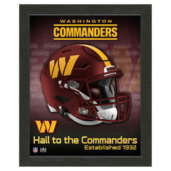 Washington Commanders NFL Team Helmet Framed Photo Taass sale