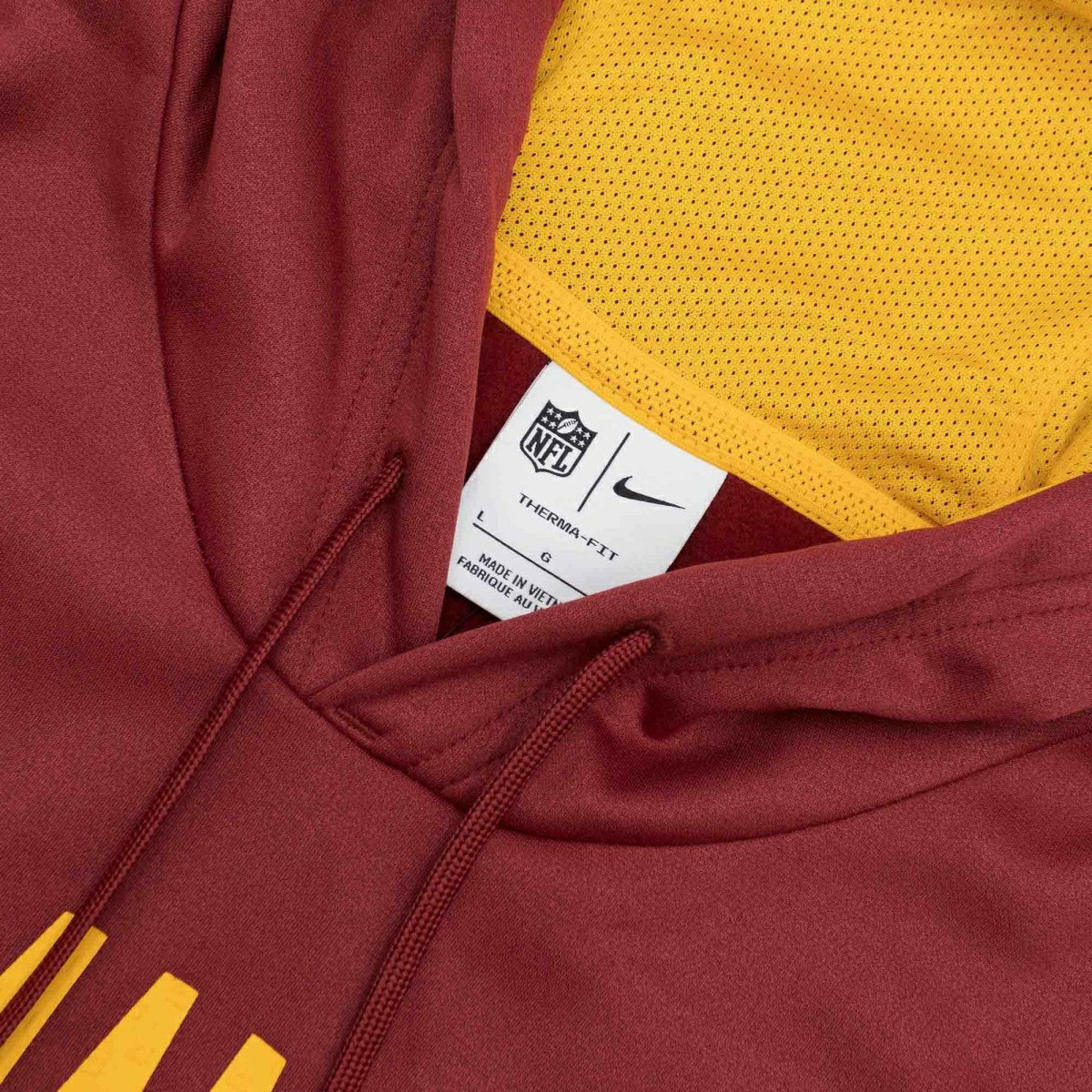 Washington Commanders 2022 NFL On-Field Sideline Nike Therma-FIT Hoodie Red Lifestyle