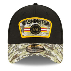Washington Football Team 2021 NFL On-Field Salute to Service New Era 39THIRTY Flex Fit Cap Taass for sale