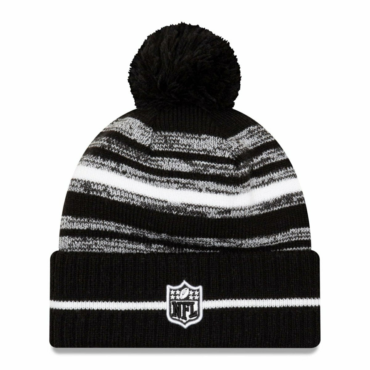 Washington Football Team Black & White 2021 NFL Sideline New Era Sport Knit Hat Taass US