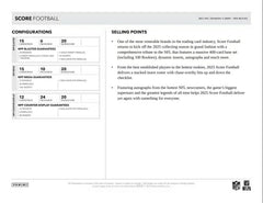 2025 Panini Score Football NFL Mega Box Taass US