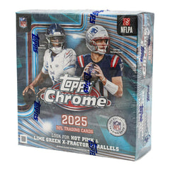 2025 Topps Chrome Football NFL Mega Box Taass for sale