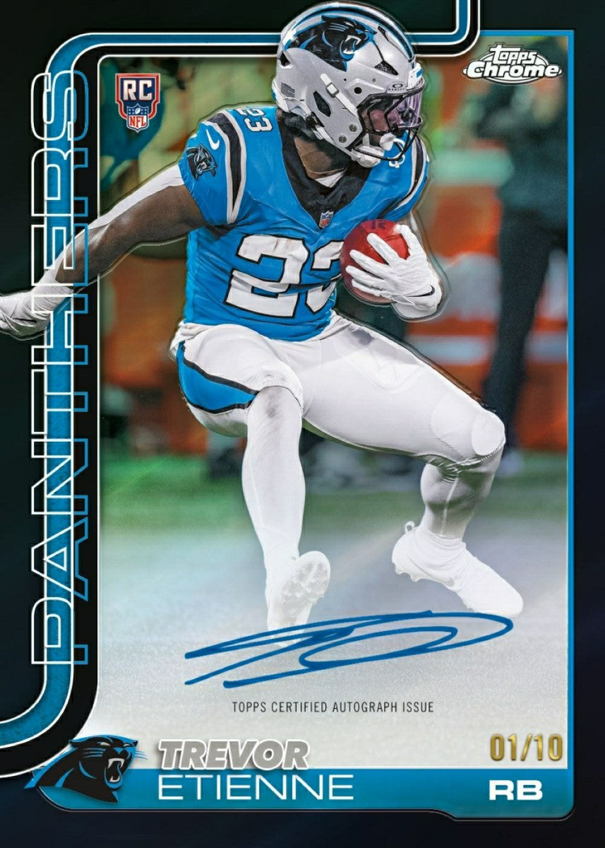 2025 Topps Chrome Football NFL Mega Box Taass for sale