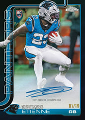 2025 Topps Chrome Football NFL Mega Box Taass for sale
