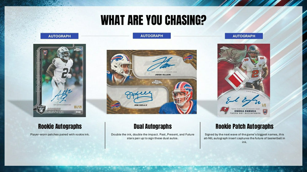 2025 Topps Chrome Football NFL Hobby Pack Taass US