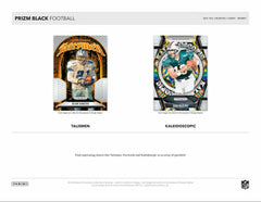 2025 Panini Prizm Black Football NFL Hobby Box Classic