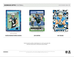 2025 Panini Donruss Optic Football NFL Value Fat-Pack Box Fashion