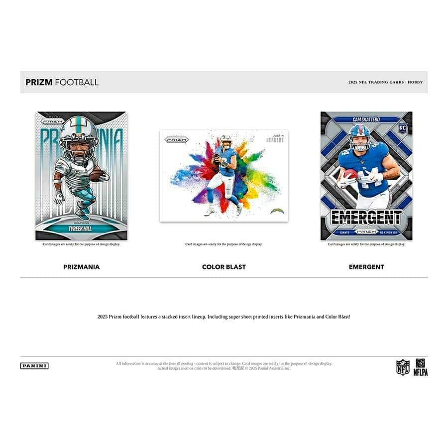 2025 Panini Prizm Football NFL Hobby Box Taass sale