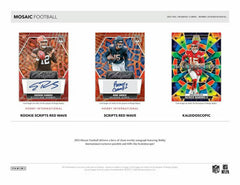 2025 Panini Mosaic Football International Hobby Box Taass sale