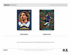 2025 Panini Mosaic Football International Hobby Box Taass sale