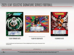 2025 Leaf Eclectic Signature Series Football Hobby Box Taass for sale