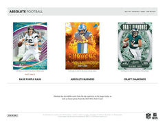 2025 Panini Absolute Football NFL Fat-Pack Box Taass US