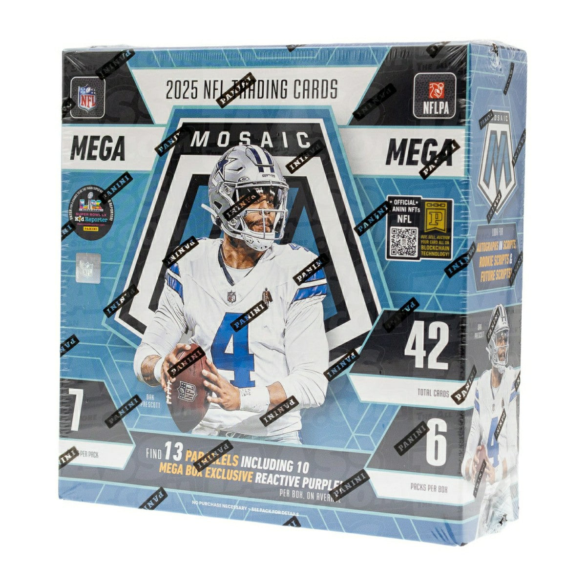 2025 Panini Mosaic Football NFL Mega Box Taass US