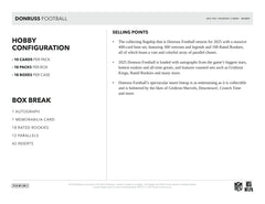 2025 Panini Donruss Football NFL Hobby Box Classic