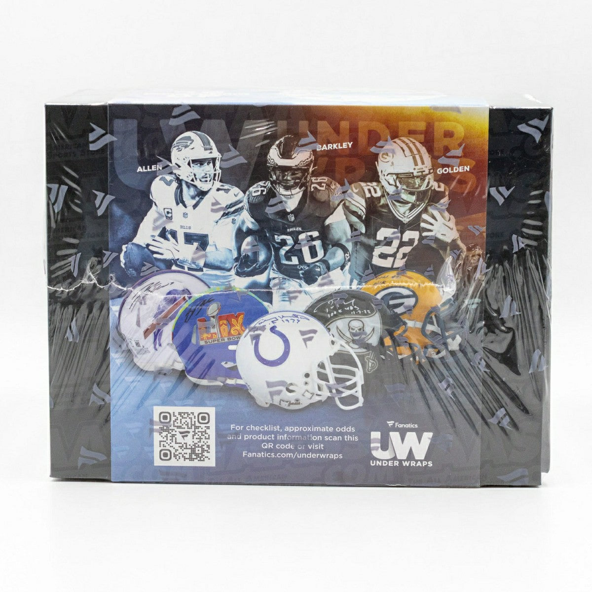 2025 Fanatics Under Wraps NFL Autographed Mini Helmet Box Fashion