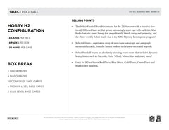 2024 Panini Select Football NFL H2 Box Fashion