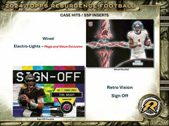 2024 Topps Resurgence Football Mega Box Taass for sale