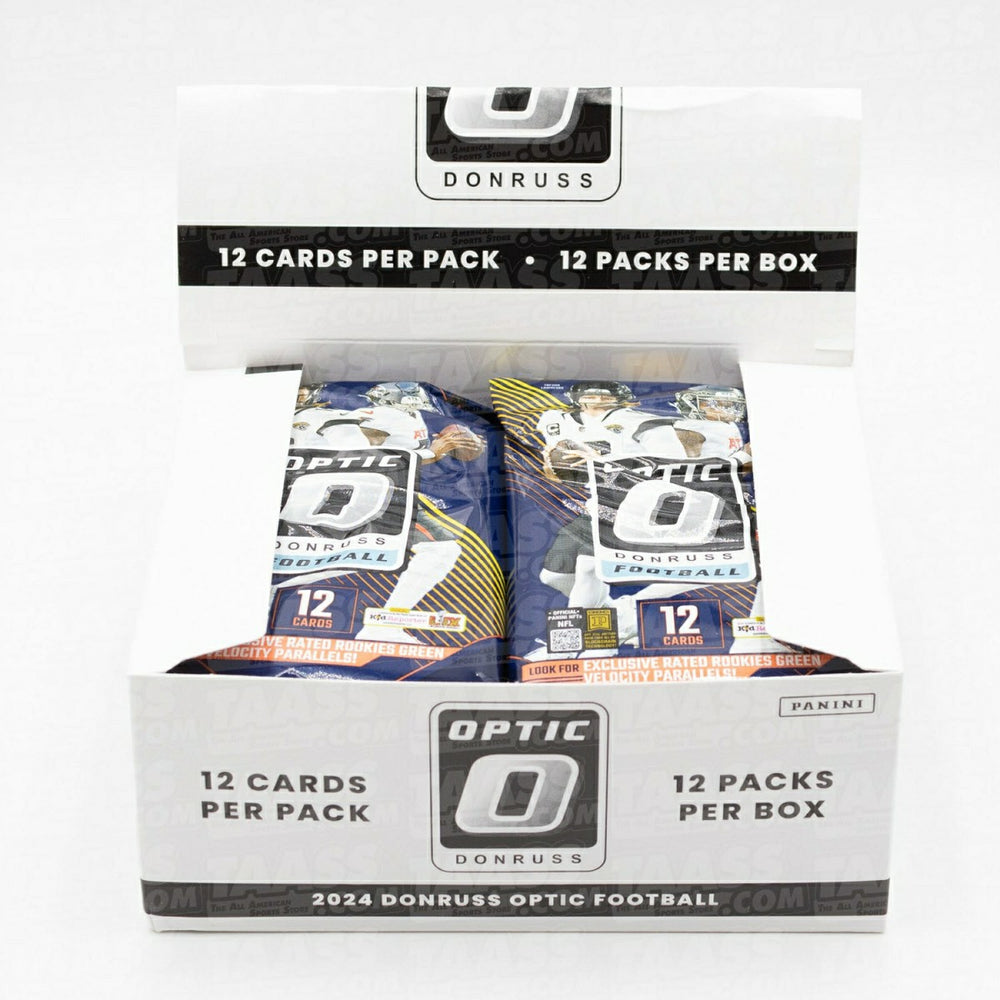 2024 Panini Donruss Optic NFL Football Value Fat-Pack Box Lifestyle