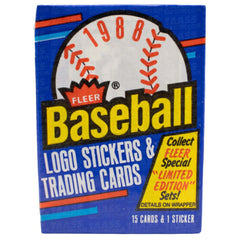 1988 Fleer Baseball Vintage MLB Hobby Pack Taass sale