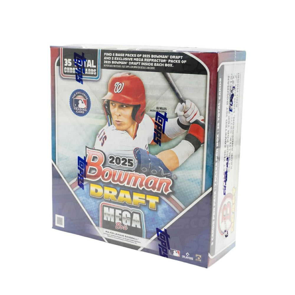2025 Bowman Draft Baseball MLB Mega Box Taass for sale