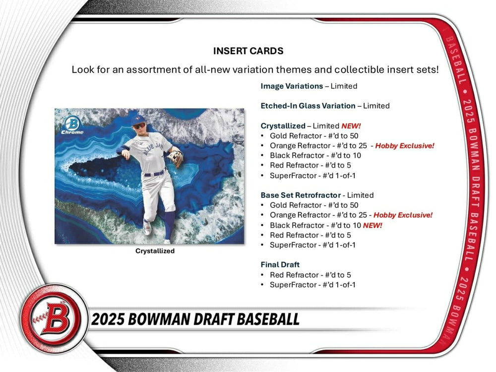 2025 Bowman Draft Baseball MLB Hobby Pack Taass US