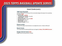 2025 Topps Update Series Baseball MLB Hobby Box Taass US