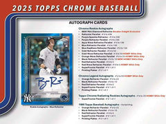 2025 Topps Chrome Baseball MLB Breaker Delight Box Taass for sale