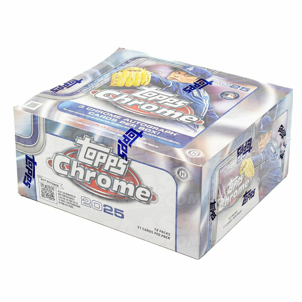 2025 Topps Chrome Baseball MLB Hobby JUMBO Box Classic