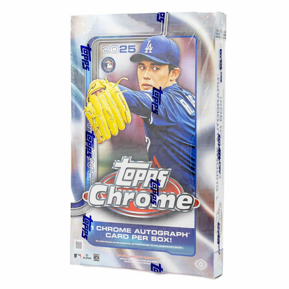 2025 Topps Chrome Baseball MLB Hobby Box Fashion