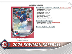 2025 Bowman Baseball MLB Blaster Box Fashion