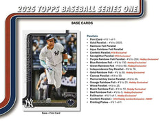 2025 Topps Series 1 Baseball MLB Hobby Jumbo Box Fashion
