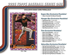 2025 Topps Series 1 Baseball MLB Blaster Box Taass sale