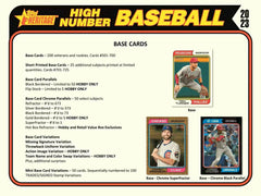 2023 Topps Heritage High Number Baseball MLB Hobby Box Taass US