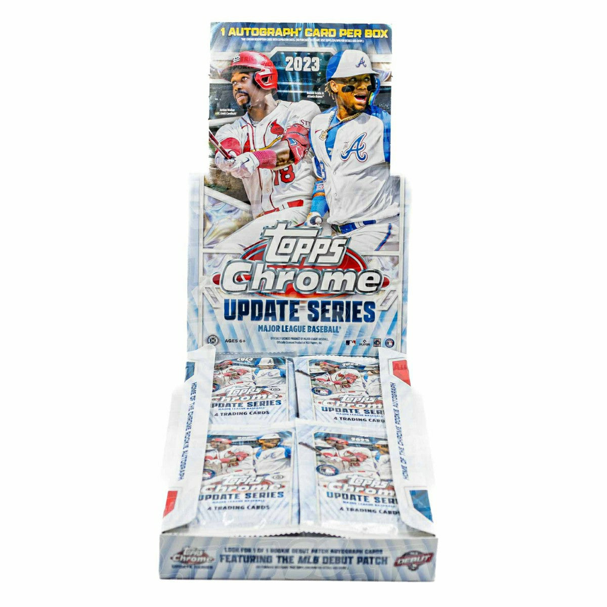 2023 Topps Chrome Update Series Baseball MLB Hobby Pack Lifestyle