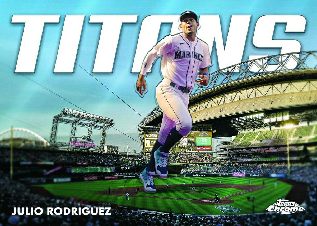 2023 Topps Chrome Update Series Baseball MLB Hobby Pack Lifestyle