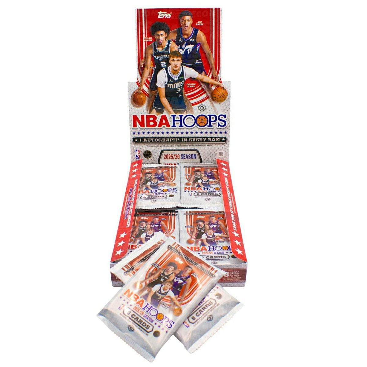 2025/26 Topps NBA Hoops Basketball Hobby Pack Taass US