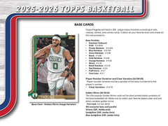 2025/26 Topps NBA Basketball JUMBO Hobby Box Fashion