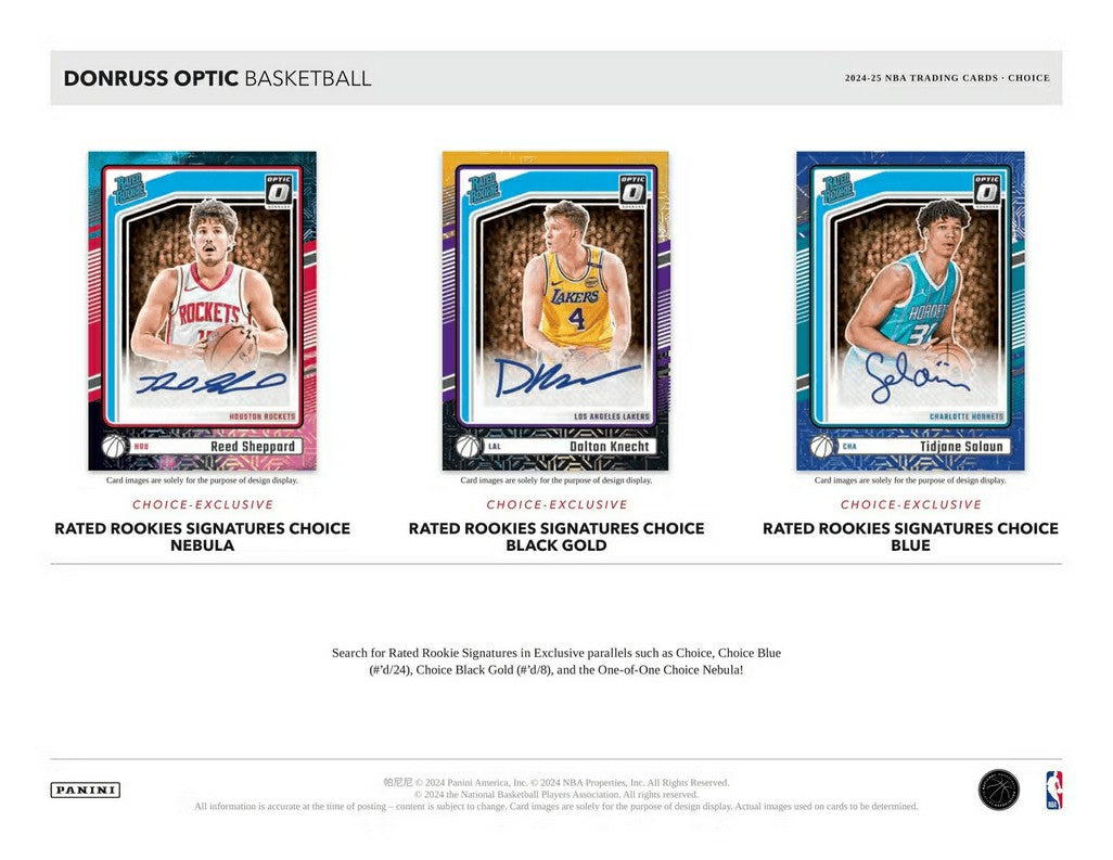 2024/25 Panini Donruss Optic Basketball NBA Choice Box Classic