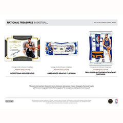 2024/25 Panini National Treasures Basketball NBA Hobby Box Taass for sale