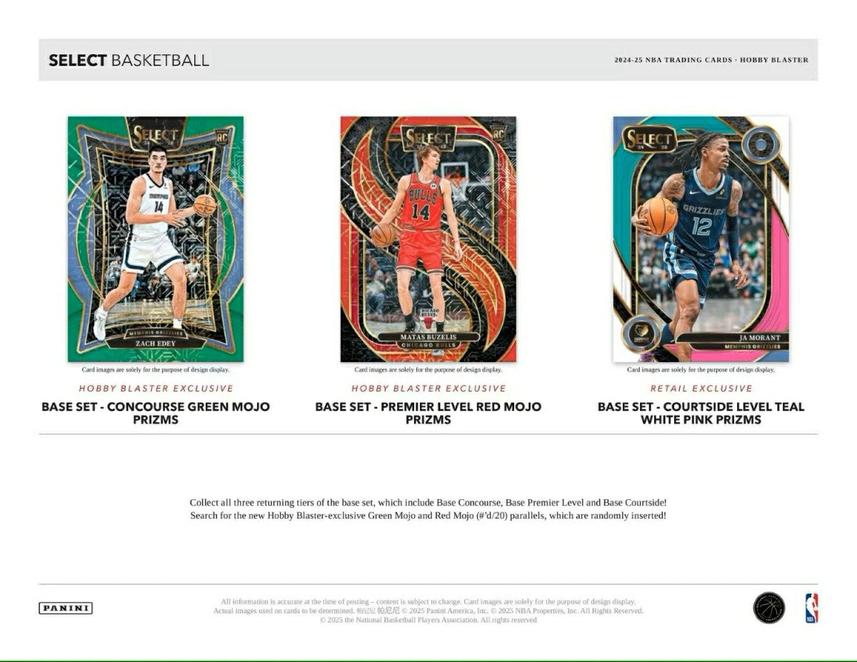 2024/25 Panini Select Basketball NBA MEGA Box Taass sale