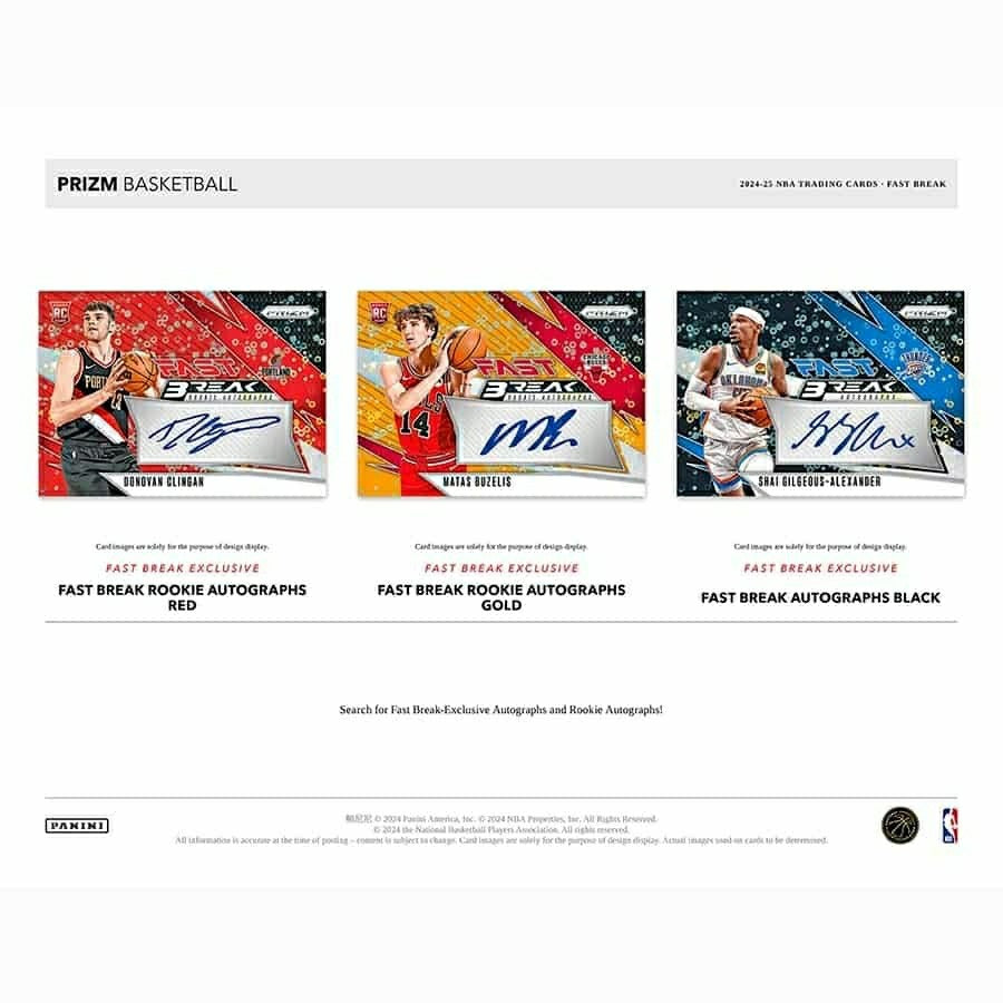 2024/25 Panini Prizm Basketball Fast Break NBA Pack Lifestyle