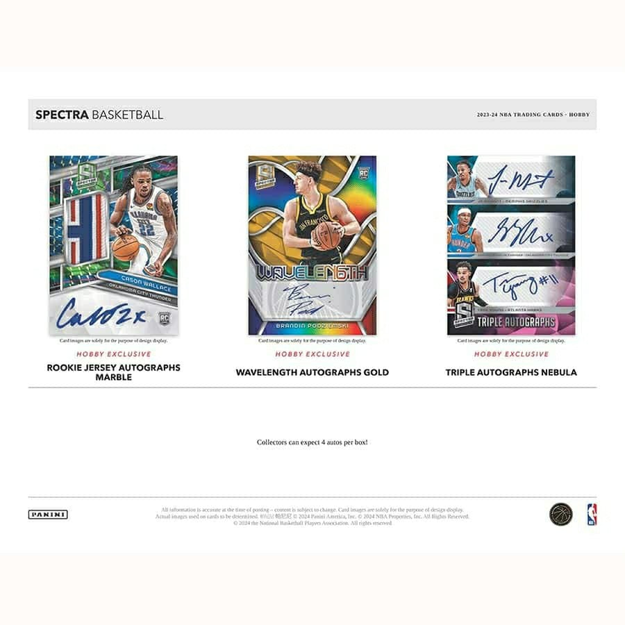 2023/24 Panini Spectra Basketball NBA Hobby Box Lifestyle