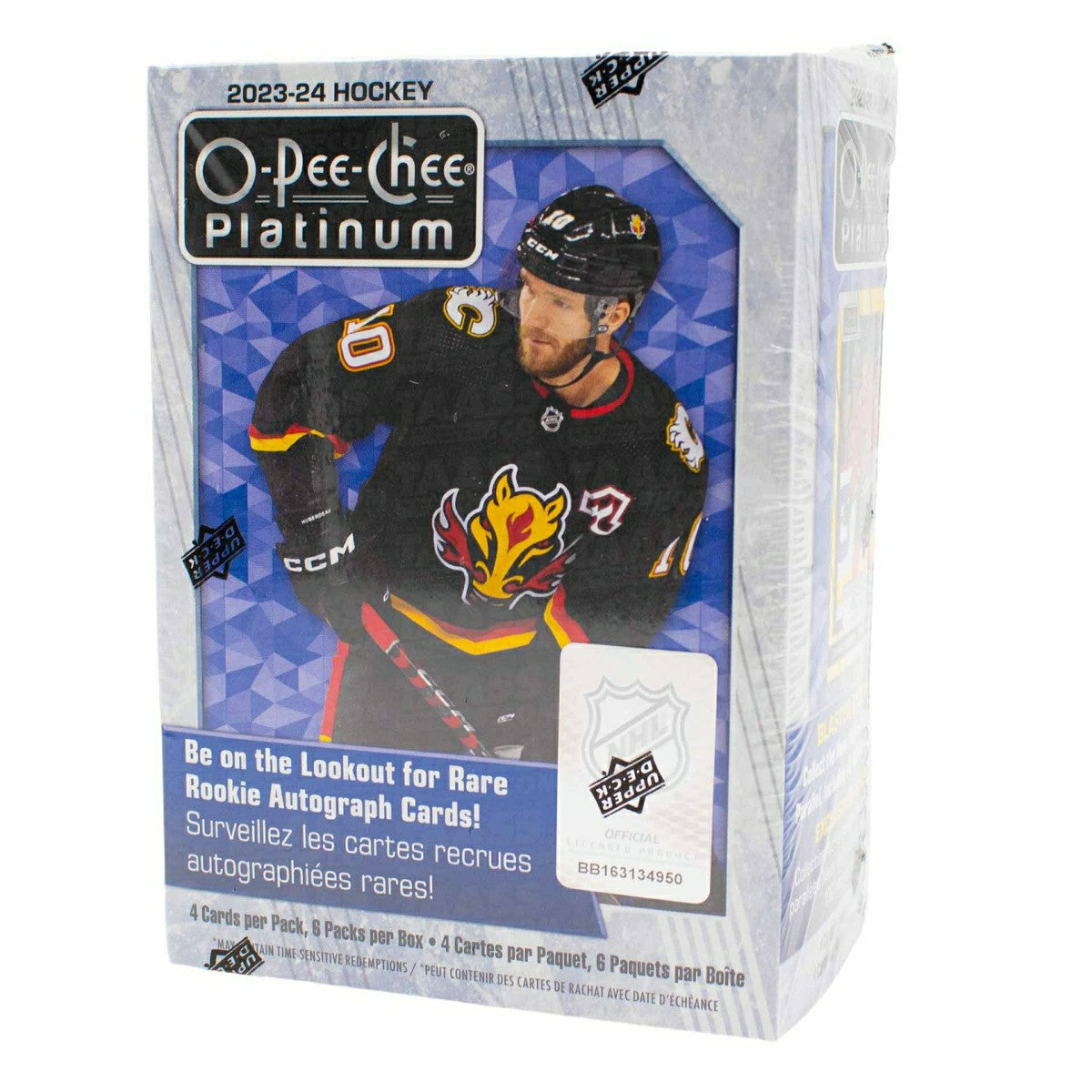 2023/24 Upper Deck O-Pee-Chee Platinum NHL Hockey Blaster Box Lifestyle