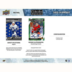 2023/24 Upper Deck O-Pee-Chee Platinum NHL Hockey Blaster Box Lifestyle