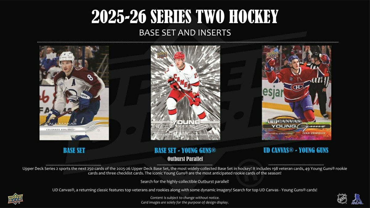 2025/26 Upper Deck Series 2 Hockey NHL Retail Tin Taass sale